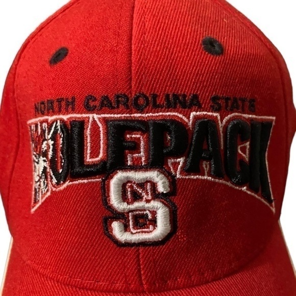 NC State University Wolfpack Cap Red & Black Official Licensed Adjustable​​​ - Picture 2 of 5